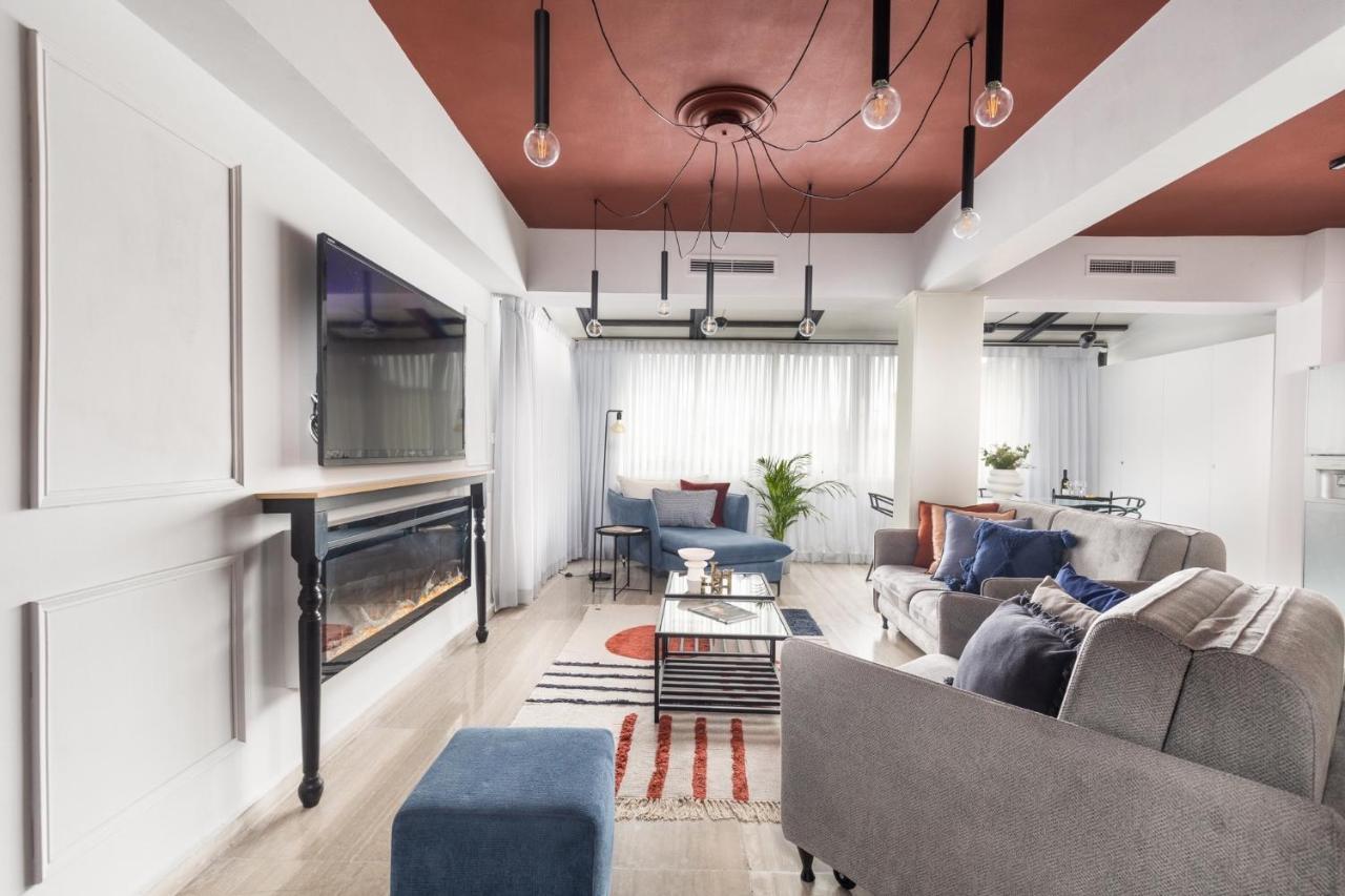 Ferienwohnung Deluxe Penthouse Ben&Mahne-Yehuda Jerusalem Exterior foto